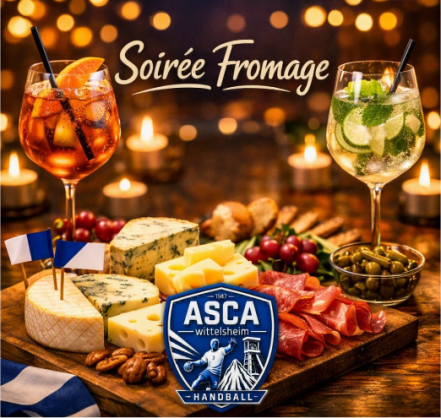 🧀Inscription Soirée Fromage – ASCA Handball